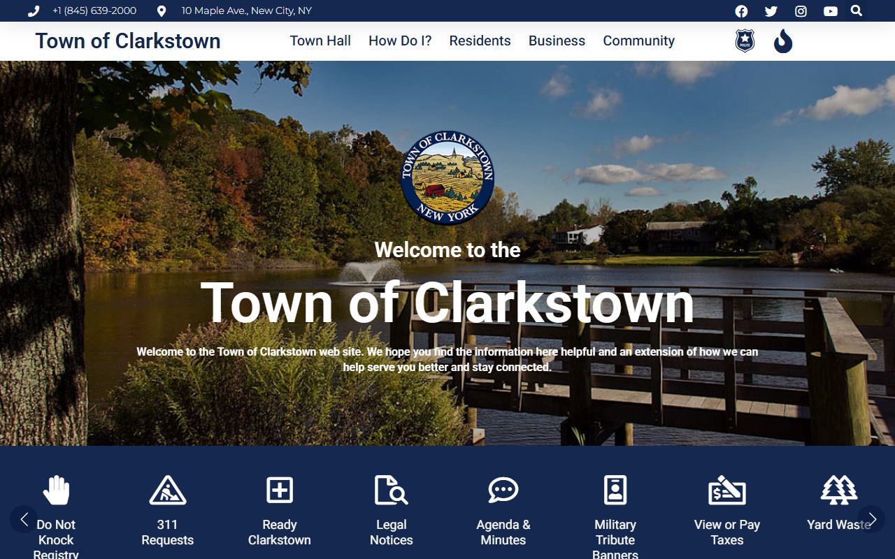 Clarkstown Town Clerk office Clarkstown bench warrants