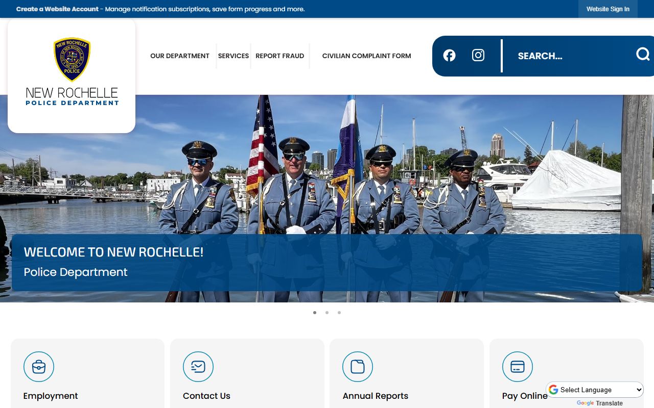 New Rochelle Police Department bench warrants