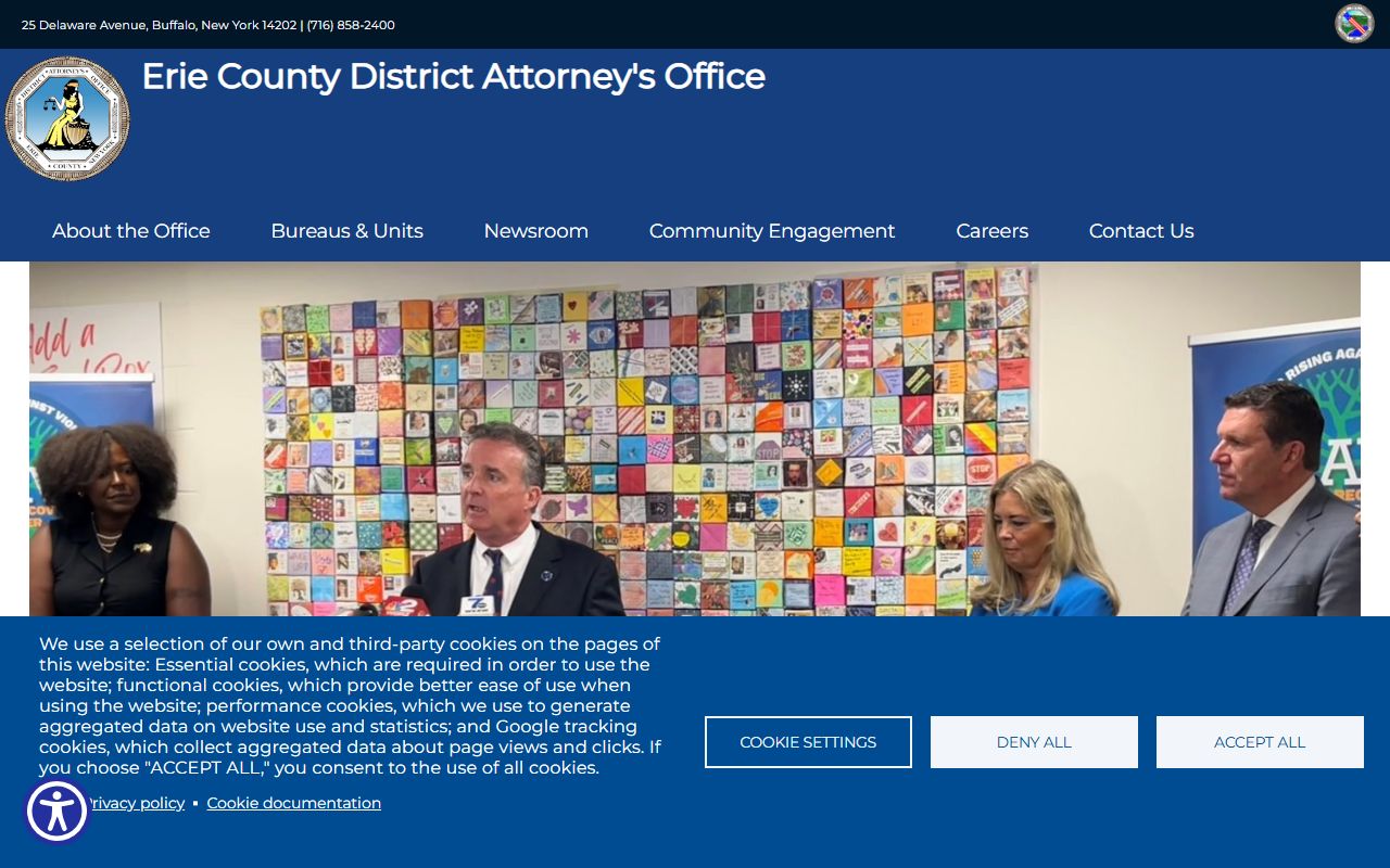 Erie County District Attorney office bench warrant cases