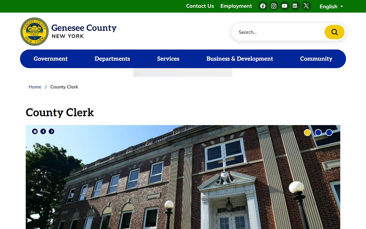 Genesee County Clerk court records and bench warrants access
