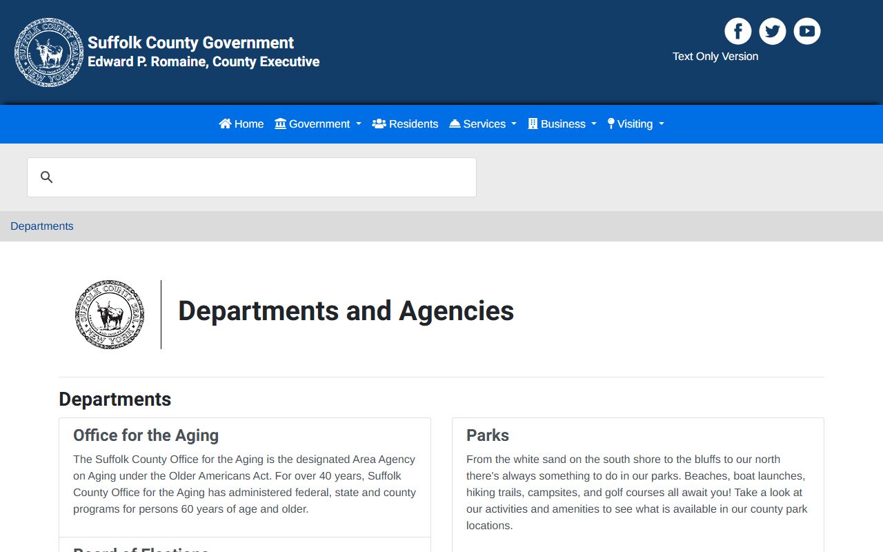 Suffolk County Sheriff's Office website for bench warrants and warrant bureau